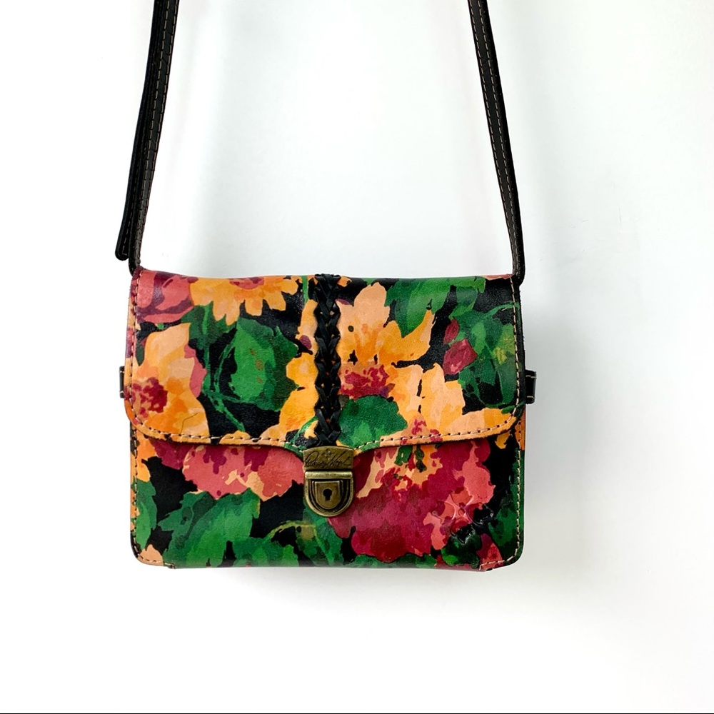 Patricia Nash Floral Crossbody Bag Organizer